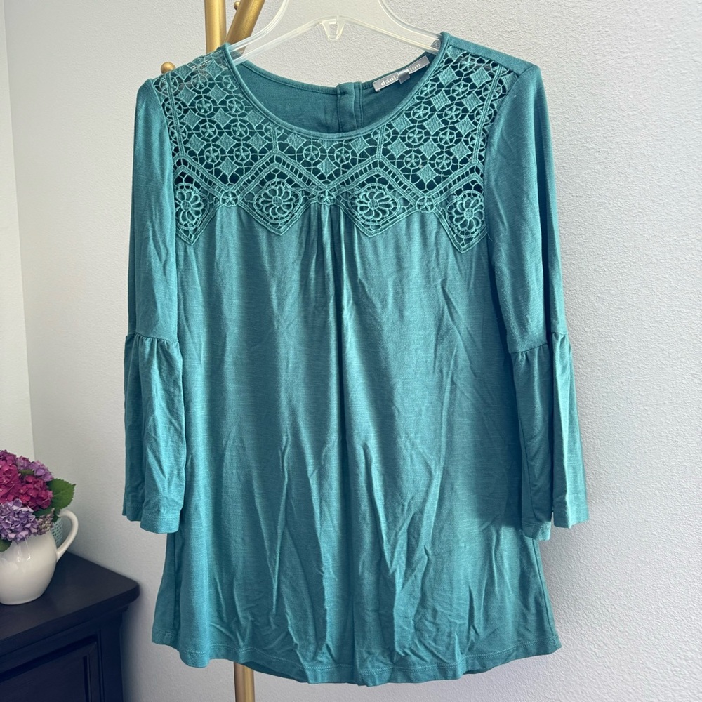 Daniel Rainn Knit Top - Small - Teal